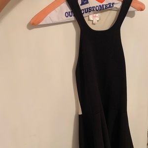 Parker black and white dress
